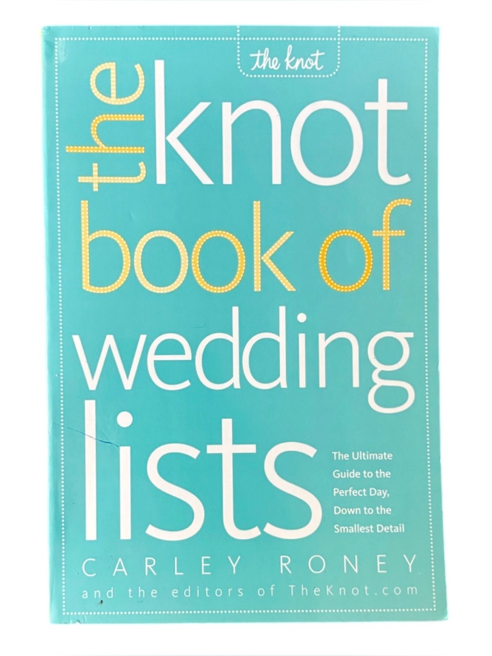 The Knot Book of Wedding Lists - Teal by The Knot Paperback Planner NEW
